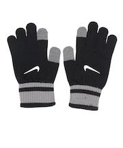 ナイキ（NIKE）手袋 ジュニア ニット テック&グリップ グローブ グラフィック 3.0 両手用 黒×グレー SMサイズ CW3031-088 子供用 グリ…