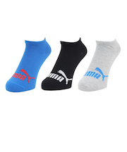 プーマ(PUMA)靴下 ロゴ スニーカーソックス 3足組 21.0~23.0cm 4293401-02 3色セット 子供用