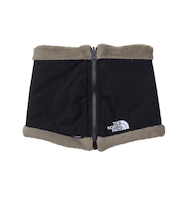 ザ・ノース・フェイス（THE NORTH FACE）ネックウォーマー リバーシブルネックゲイタージップ ブラック×グレー NN72510 KM 防寒小物