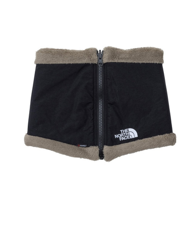 ザ・ノース・フェイス(THE NORTH FACE)ネックウォーマー リバーシブルネックゲイタージップ ブラック×グレー NN72510 KM 防寒小物