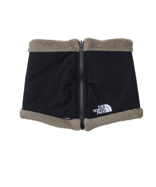 ザ・ノース・フェイス(THE NORTH FACE)ネックウォーマー リバーシブルネックゲイタージップ ブラック×グレー NN72510 KM 防寒小物