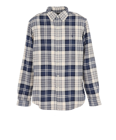 CUSTOM FIT BRUSHED フランネルシャツ MNPOWOV16823811101