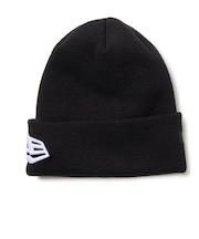 ニューエラ(NEW ERA)帽子 ニットキャップ ベーシック カフニット フラッグロゴ 黒 ブラック 14670093