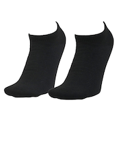 クー(Coo.)靴下 3層 ショート丈ソックス 2足組 黒 ブラック 25.0~28.0センチ 894CO5GSA0094 BLK