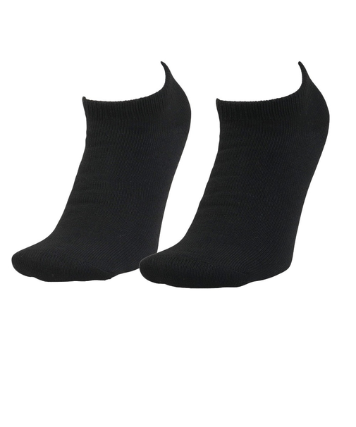 クー(Coo.)靴下 3層 ショート丈ソックス 2足組 黒 ブラック 25.0~28.0センチ 894CO5GSA0094 BLK