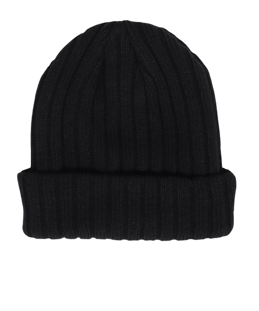 クー（Coo.）帽子 ニットキャップ ベーシックボリュームリブワッチ 黒 ブラック  897CO5ST0026 BLK