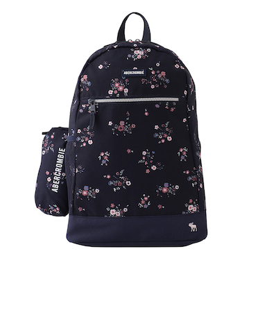 アバクロンビー&フィッチ(Abercrombie & Fitch)リュック AAN A&F PENCIL BAG バックパック ポーチ付き 紺 14L 9AW…