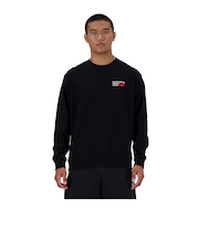 ニューバランス（new balance）アスレチックス プレミアムロゴスウェットクルーネックシャツ MT41547BK