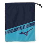 ミズノ（MIZUNO）バック シューズ袋 ネイビー×ブルー 33JMB00381