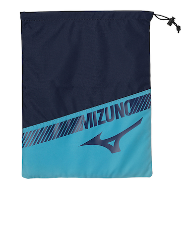 ミズノ（MIZUNO）バック シューズ袋 ネイビー×ブルー 33JMB00381
