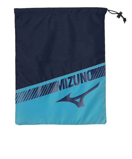 ミズノ（MIZUNO）バック シューズ袋 ネイビー×ブルー 33JMB00381