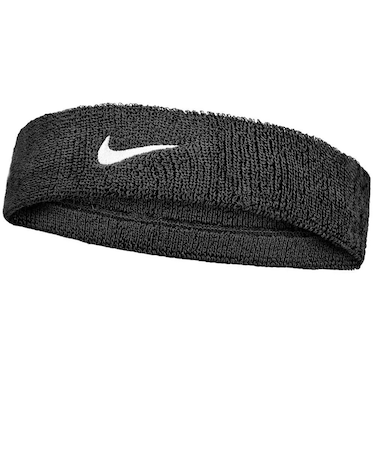 ナイキ（NIKE）スウッシュ クラシック ヘッドバンド ブラック×ホワイト BN1000-010