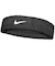 ナイキ（NIKE）スウッシュ クラシック ヘッドバンド ブラック×ホワイト BN1000-010