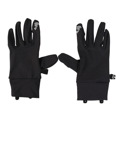 N　新品　Team Excursion Kazu Kokubo 手袋 クー（Coo.）手袋 ストレッチ グローブ 両手用 黒 ブラック M-Lサイズ