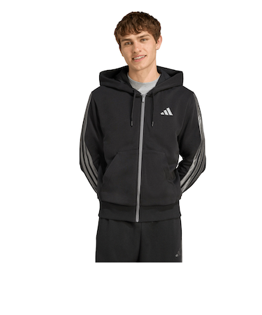 アディダス(adidas)ホリデー スリーストライプス フルジップ パーカー JVI19-JM1695