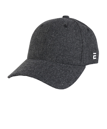 エルケクス（ELKEX）キャップ Eロゴグレンチェックキャップ 黒 55-59cm EKM5FA0027 BLK スポーツキャップ チェック