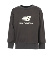 ニューバランス(new balance)ジュニア ライトスウェットクルーネック ABT55561BLK