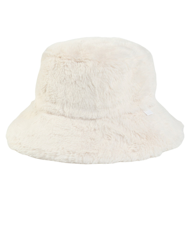 エルケクス(ELKEX)帽子 イヤーカバーショートファーハットアイボリー EKL5FA0035 IVR バケットハット ボア素材 防寒