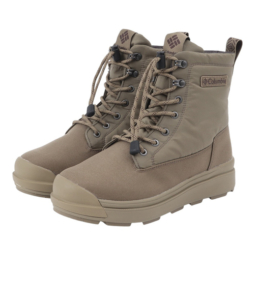 コロンビア(Columbia)ブーツ サップランド フォー ウォータープルーフ オムニヒートインフィニティ サンドベージュ YU9626 262
