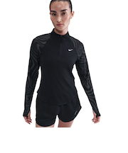 ナイキ(NIKE)テンポ ドライフィット FLSH ハーフジップ 長袖トップス HV2997-010