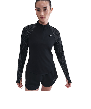 ナイキ（NIKE）テンポ ドライフィット FLSH ハーフジップ 長袖トップス HV2997-010