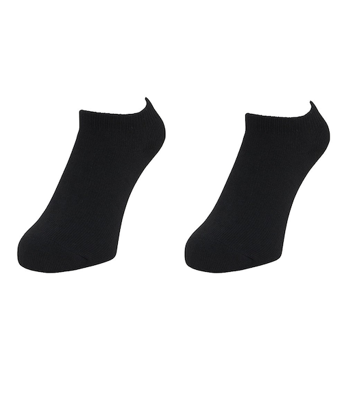 クー(Coo.)靴下 3層 ショートソックス 2足組 黒 ブラック 22.0~25.0センチ 895CO5GSA0093 BLK