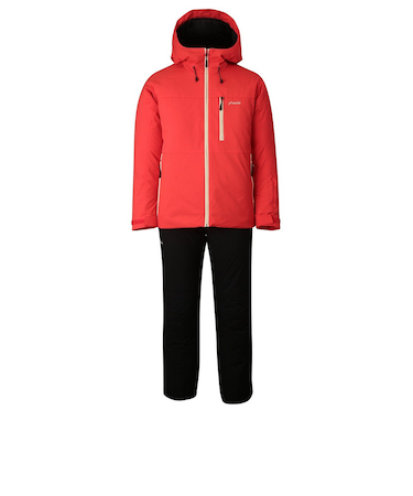 フェニックス（PHENIX）スキーウエア ソリッドカラーツーピース 上下セット PSM252P41RED