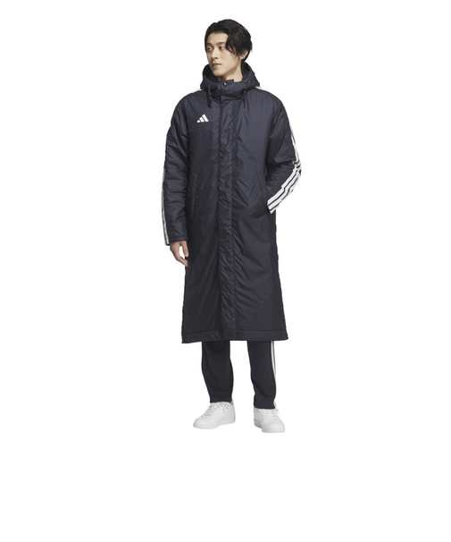 アディダス(adidas)スリーストライプス ルーズフィット ロング ボアコート BW566-KA1303