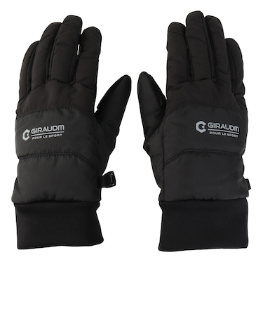 手袋 WATER REP グローブ 両手用 黒 M-LLサイズ(23-27cm) WG5F0008-WA900-GRSN BLK 撥水 指出し 防寒 寒さ対策