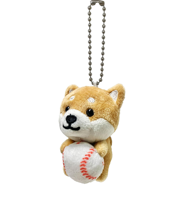 ぬいぐるみマメしばBC 野球 TMR006 キーホルダー マスコット プレゼント ギフト 部活 お揃い
