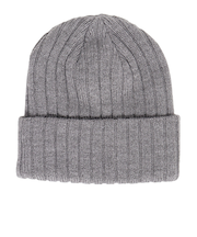 クー(Coo.)帽子 ニットキャップ ベーシックボリュームリブワッチ グレー 灰色 897CO5ST0026 GRY
