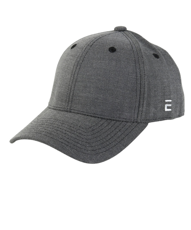 エルケクス（ELKEX）キャップ Eロゴヘリンボーンキャップ 黒×グレー 55-59cm EKM5FA0025 BKXGY スポーツキャップ