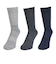 クー（Coo.）ヒートクロス ロングソックス 3足組 894CO5GSA0118 NVY