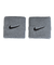 ナイキ（NIKE）リストバンド  スウッシュ クラシック 2P グレー BN3000-005