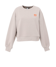 リーフ（REEF）スクエアロゴ クロップト クルースウェット RFSWL2501-BEG