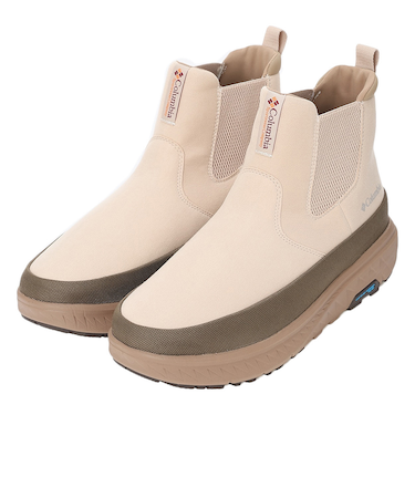 コロンビア（Columbia）ブーツ カジュアルシューズ イエローテイル アイスマジック サイドゴア ウォータープルーフ クリーム YU1945 278