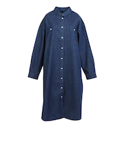 エルケクス(ELKEX)長袖 デニム ワンピース EKL5FA0016 IBLU