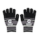 手袋 ジュニア ボーダーニットグローブ 黒 WG5F0006-WA902-GRST BLK 滑り止め付き 防寒 ジュニア手袋