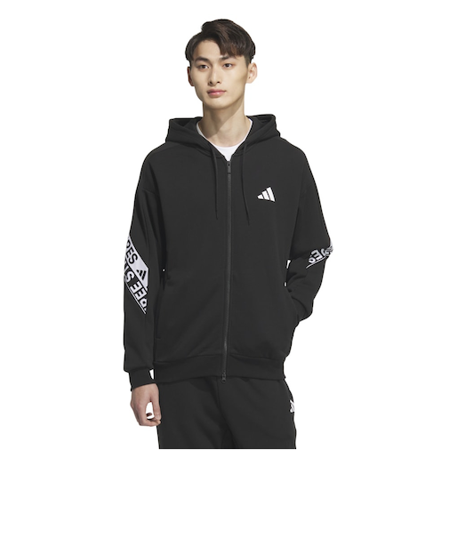 アディダス（adidas）ワーディングパック ルーズフィット ヘビー フレンチテリー フルジップパーカー QD549-KB3657