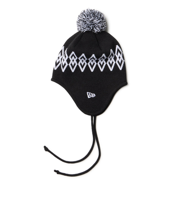 ニューエラ（NEW ERA）ニットキャップ ポンポンニット イヤーフラップ 14670002