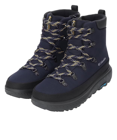 コロンビア（Columbia）ブーツ カジュアルシューズ イエローテイル アイスマジック ウォータープルーフ ネイビー YU1393 469