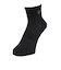 ニューエラ（NEW ERA）靴下 スニーカー丈 ソックス BLACK/CH 黒 14886686 抗菌 防臭