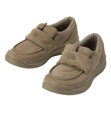 ザ・ノース・フェイス(THE NORTH FACE)カジュアルシューズ ヌプシ ローファー スエード ベージュ NF52576 CK 防寒 シューズ