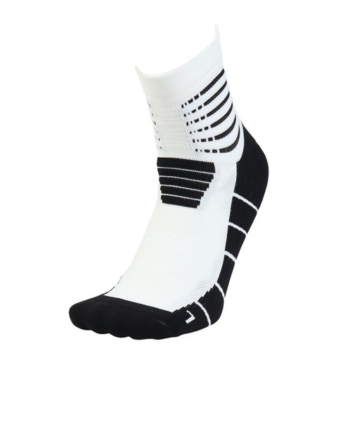 デュアリグ（DUARIG）ソックス サポート ミドル 1足組 黒 25.0cm 5F0029-WASK-894GSA BLK 靴下 スポーツ クルー丈