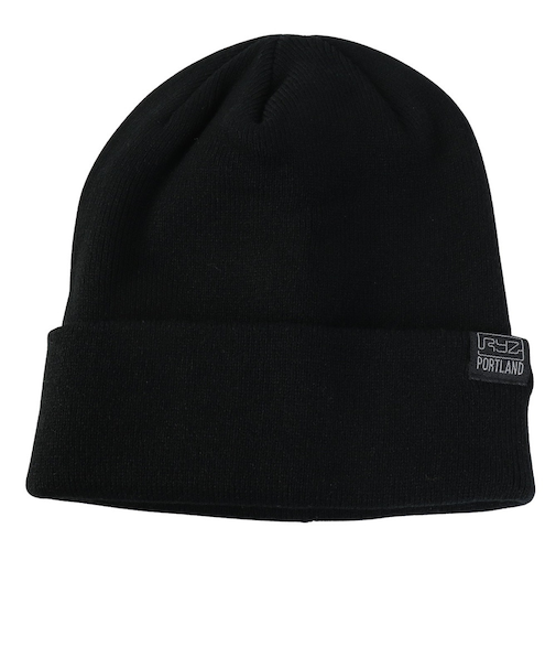 ライズ（RYZ）ニットキャップ ベーシックカフワッチ 黒 RZ20ST25FW0026 BLK 帽子 ニット帽 防寒