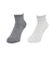 クー（Coo.）靴下 3層 アンクルソックス 2足組 グレー 灰色 22.0～25.0センチ  895CO5GSA0128 GRY