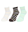 クー（Coo.）ミドルソックス モコモコ 3足組 895CO5GSA0122 WHT