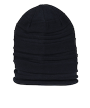 クー(Coo.)帽子 ニットキャップ ビッグワッチ 紺 ネイビー 897CO5ST0024 NVY