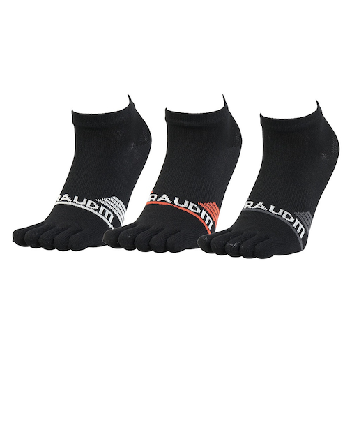 5指ソックス Gヒートクロス 3足組 黒 22.0cm SK5F0003-WA895-GRGSA ソックス 靴下 5本指 発熱 防寒 3足セット