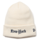 ニューエラ（NEW ERA）帽子 ニットキャップ ベーシック カフニット オールドロゴ オフホワイト 白 14670062